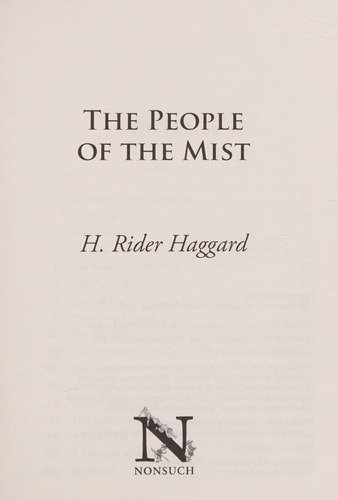 The People of the Mist: Nonsuch Classics
