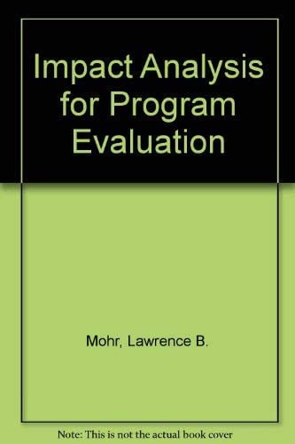 Impact Analysis for Program Evaluation