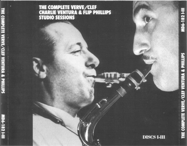 Charlie Ventura & Flip Phillips : The Complete Verve/Clef Charlie Ventura & Flip Phillips Studio Sessions (6xCD, Comp + Box, Ltd, Num)