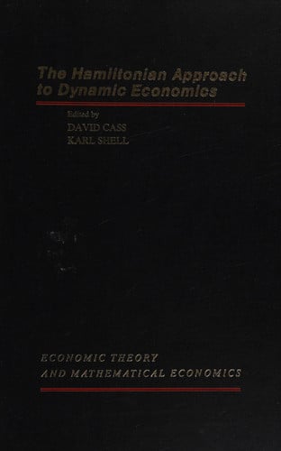 The Hamiltonian Approach to Dynamic Economics