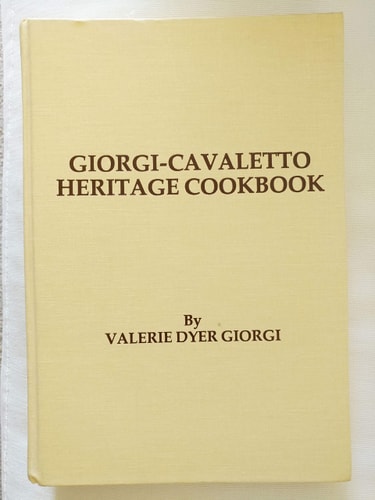 Giorgi-Cavaletto heritage cookbook