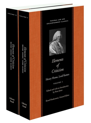 Elements of Criticism (Natural Law Cloth) (v. 1-2)