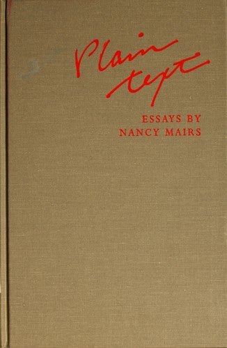 Plain Text cover