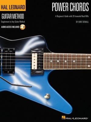 Hal Leonard Power Chords – A Beginner's Guide with 20 Killer Rock Riffs | Learn Rock Guitar Riffs with Songs from Jimi Hendrix, Nirvana, Black Sabbath, and More | Guitar Method with Online Audio cover
