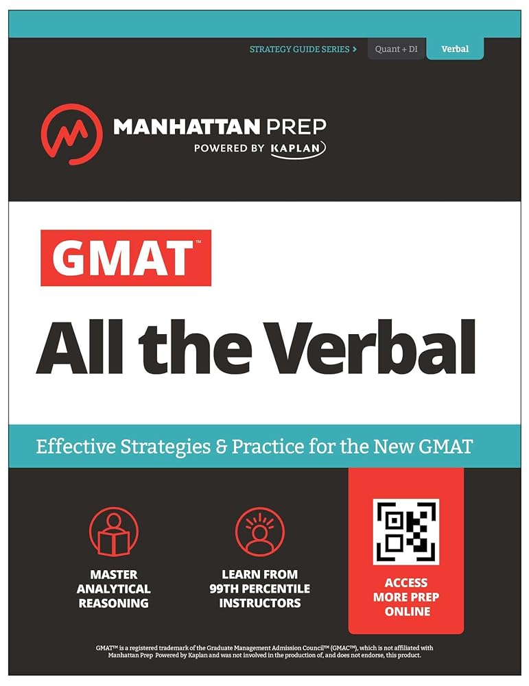 GMAT All the Verbal: Effective Strategies & Practice for the new GMAT + Online Resources (Manhattan Prep GMAT Prep) cover image