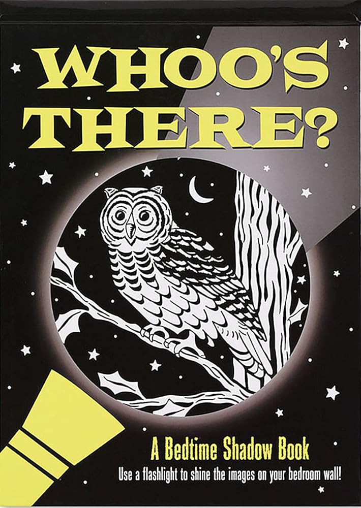 Whoo's There? Bedtime Shadow Book cover image