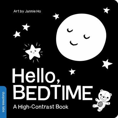 Hello, Bedtime: A High-Contrast Board Book for Babies, Perfect for a Shower Gift cover
