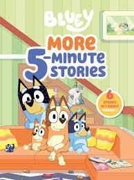 Bluey: More 5-Minute Stories: 6 Stories in 1 Book? Hooray! cover
