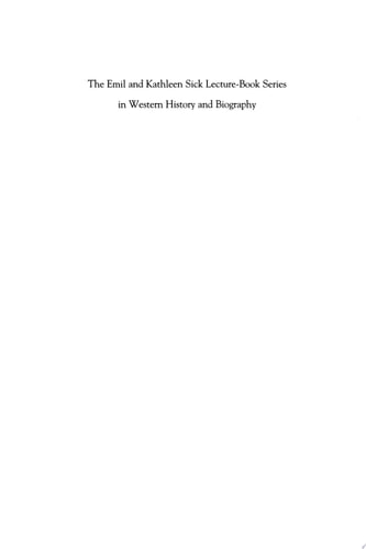 Power and Place: In the North American West (EMIL AND KATHLEEN SICK LECTURE-BOOK SERIES IN WESTERN HISTORY AND BIOGRAPHY)