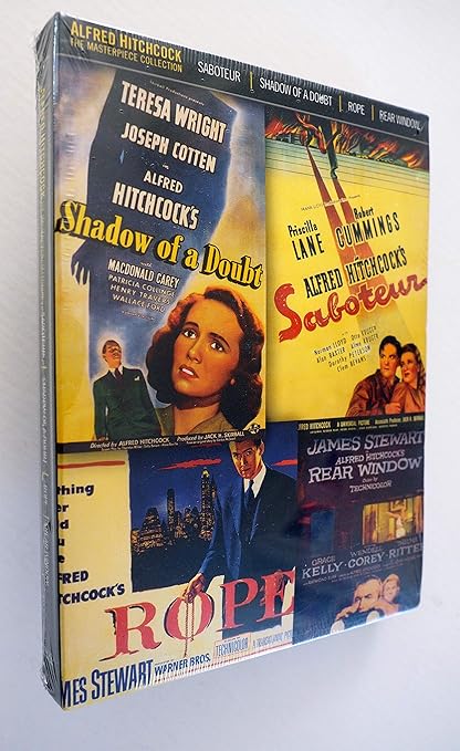 Alfred Hitchcock The Masterpiece Collection - Rear Window / Saboteur / Shadow of a Doubt / Rope (DVD)