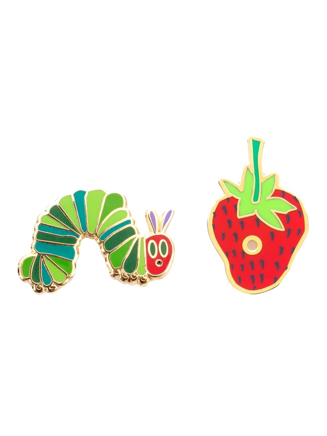 The Very Hungry Caterpillar Enamel Pin Set (World of Eric Carle)