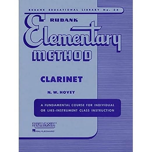 Hal Leonard Rubank Elementary Method for Clarinet