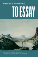 To Essay cover