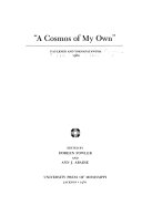 A Cosmos of My Own": Faulkner and Yoknapatawpha, 1980 (7th Faulkner and Yoknapatawpha Conference, 1980) cover