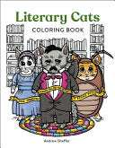 Literary Cats Coloring Book cover