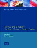 Troilus and Criseyde (New Edition of the Book of Troilus) cover