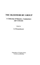 The Bloomsbury Group: A Collection of Memoirs, Commentary and Criticism cover