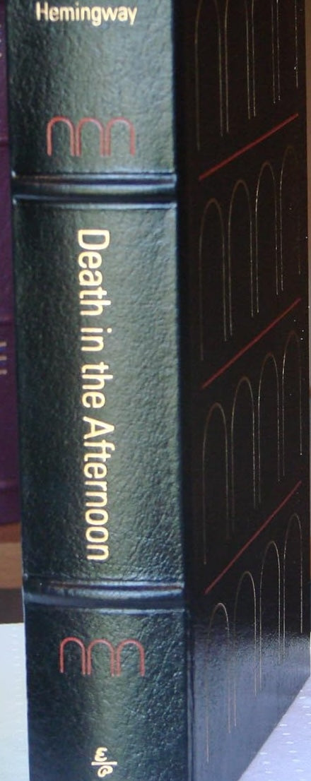 Death in the Afternoon. Collector's Edition in Full Leather
