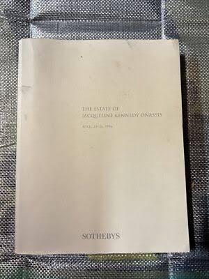 The Estate of Jacqueline Kennedy Onassis: April 23 - 26, 1996