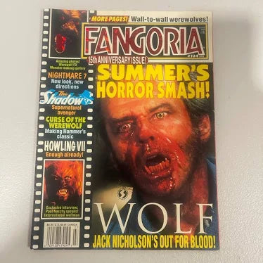 Fangoria Horror Magazine Issue # 134 July 1994
