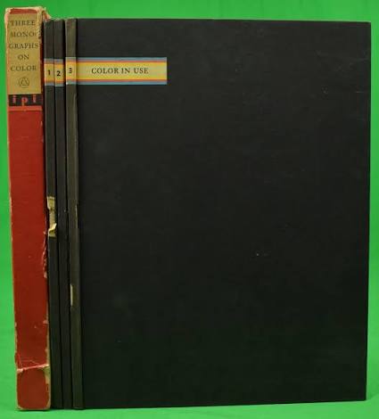 MONOGRAPHS ON COLOR. Three volumes. 1 . COLOR CHEMISTRY 2 . COLOR AS LIGHT 3 . COLOR IN USE.