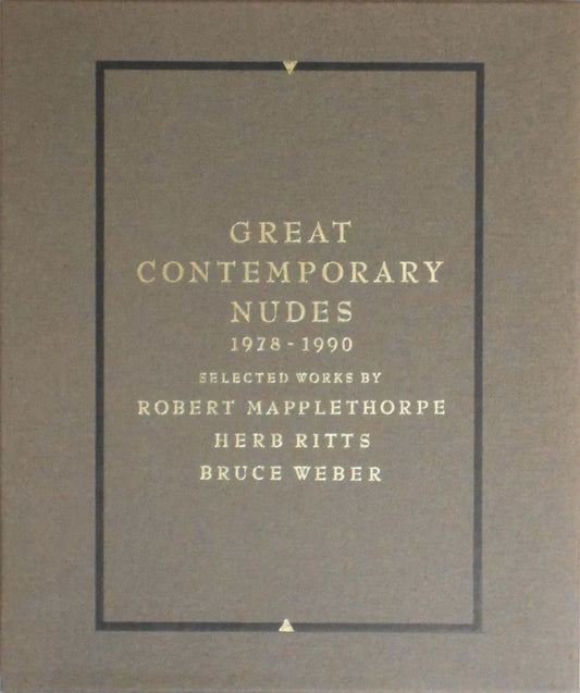 Great Contemporary Nudes. 1978-1990. Selected Works by Robert Mapplethorpe. Herb Ritts. Bruce Weber. 1990. Paper. 3 volumes in slipcase. Text in English and Japanese.