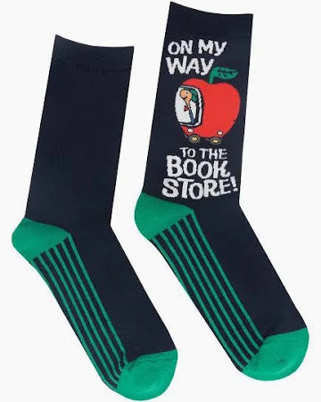 Richard Scarry: On My Way to the Bookstore Socks - Large