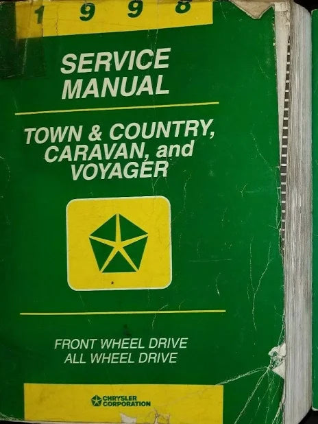 1998 Service manual Town & Country, Caravan, and Voyager