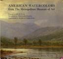 American Watercolors from the Metropolitan Museum of Art cover