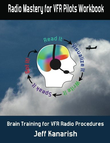 Radio Mastery for VFR Pilots Workbook: Brain Training for VFR Radio Procedures cover