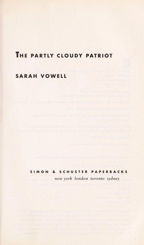 The Partly Cloudy Patriot cover