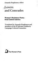 Lovers and comrades: Women's resistance poetry from Central America cover