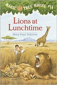 Lions at Lunchtime (Magic Tree House, No. 11) cover