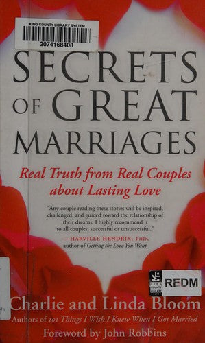 Secrets of Great Marriages: Real Truth from Real Couples about Lasting Love cover