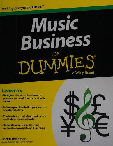 Music Business For Dummies cover
