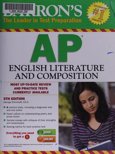 Barron's AP English Literature and Composition, 5th Edition (Barron's Ap English Literture and Composition) cover