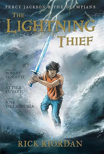 The Lightning Thief: The Graphic Novel (Percy Jackson & the Olympians, Book 1) cover