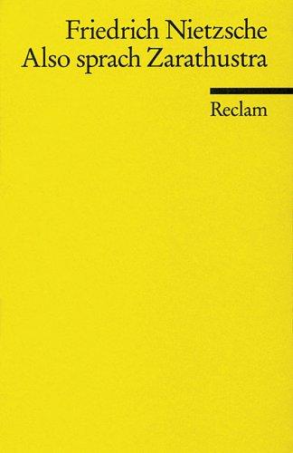 Also sprach Zarathustra. (German Edition) cover