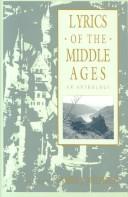 Lyrics of the Middle Ages: An Anthology (Garland Reference Library of the Humanities) cover