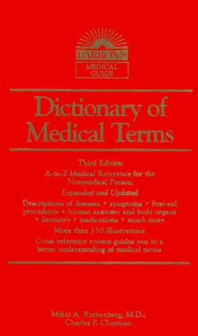 Dictionary of Medical Terms (Barron's Medical Guides) cover