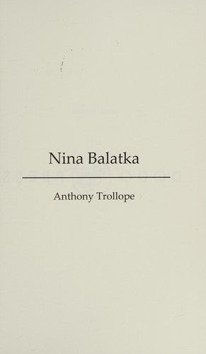 Nina Balatka (Dodo Press) cover