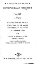 Faust: A Tragedy (Norton Critical Editions) cover