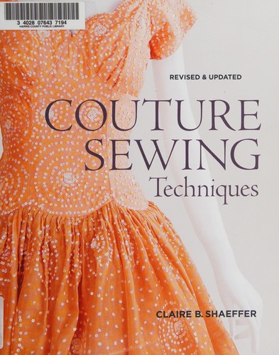 Couture Sewing Techniques, Revised and Updated cover
