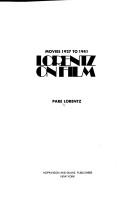 Lorentz on film: Movies 1927 to 1941 cover