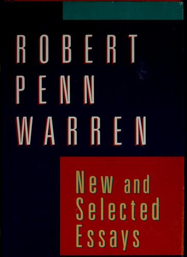 New and Selected Essays cover