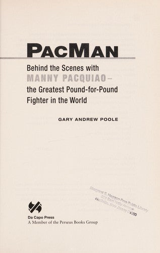 PacMan: Behind the Scenes with Manny Pacquiao--the Greatest Pound-for-Pound Fighter in the World cover