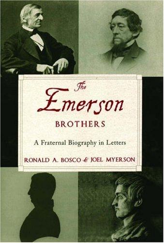The Emerson Brothers: A Fraternal Biography in Letters cover
