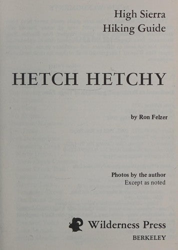 Hetch Hetchy (High Sierra Hiking Guide) cover