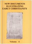 New Documents Illustrating Early Christianity: A Review of the Greek Inscriptions and Papyri Published in 1979 cover