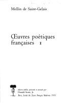 Oeuvres poetiques francaises, Tome 1 (Societe des textes francais modernes) (French Edition) cover